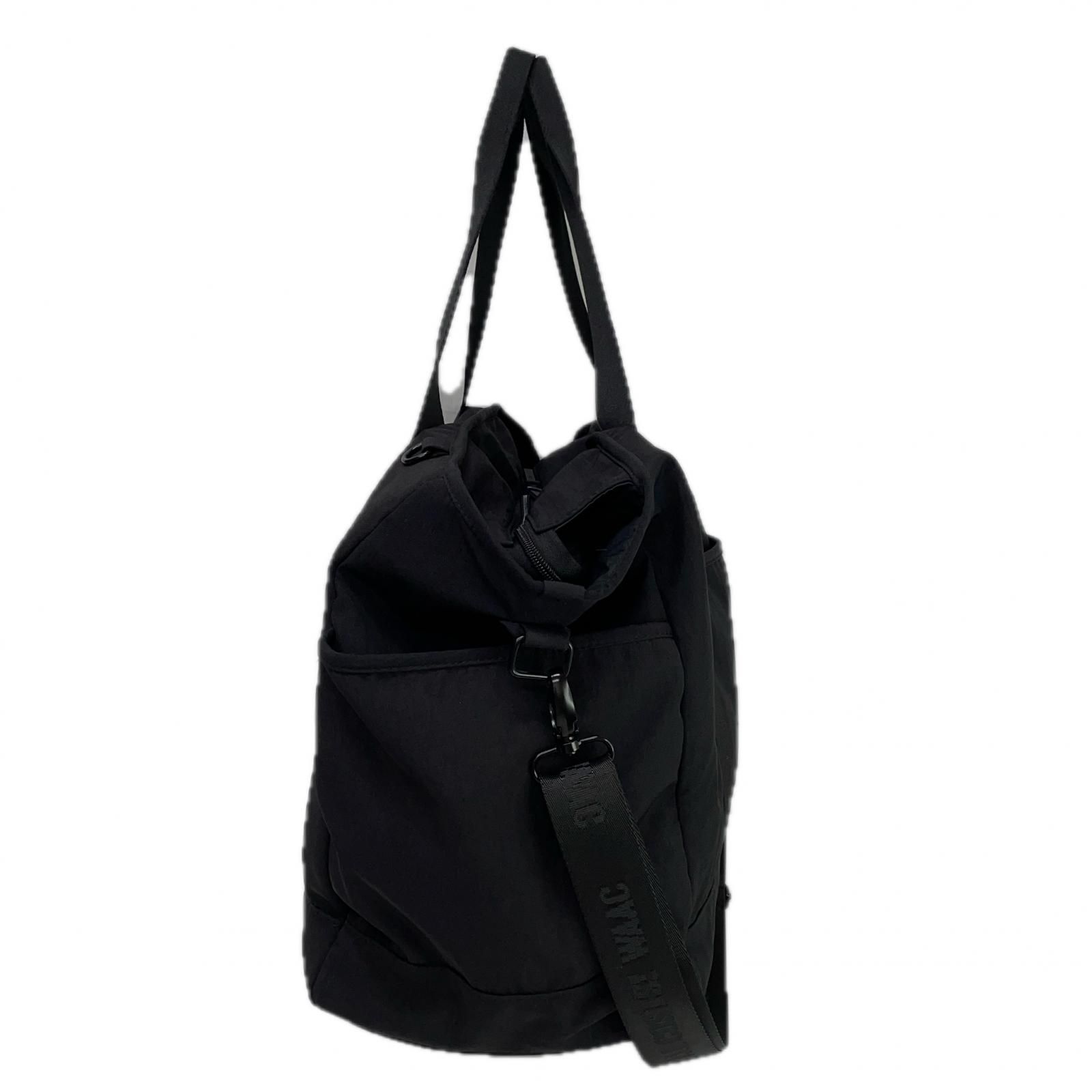 WAAC ワック トートバック【正規品】 黒 WAAC ワック ゴルフ トートバッグ UNISEX ESSENTIALビッグトート