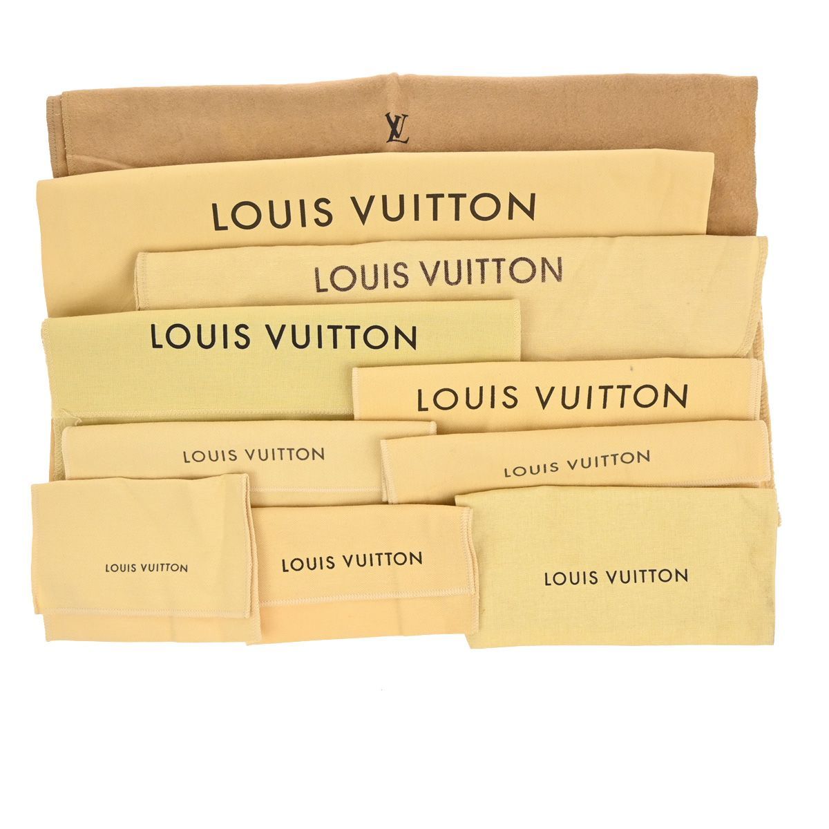 P157 ルイヴィトン 保存袋 10枚セット 未使用】LOUIS VUITTON ルイヴィトン 保存袋 保管袋 10枚セット