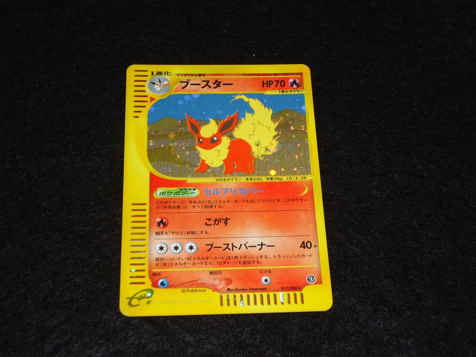 ポケモンカードゲーム ブースター eカード 017/088 1ed