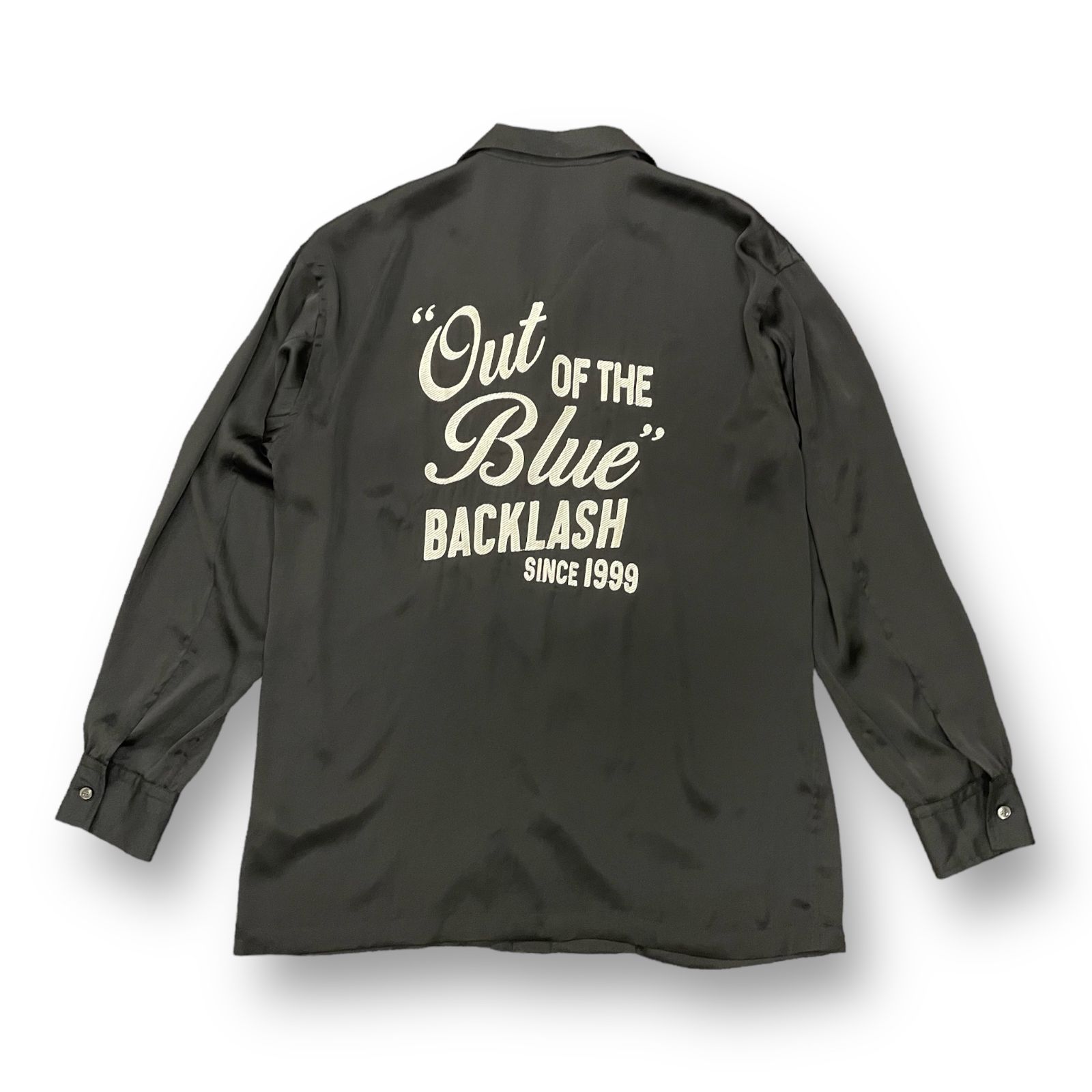 ☆美品☆ M BACK LASH オープンカラーシャツ 定価50600円 新品 ISAMU KATAYAMA BACKLASH 23SS EMBROIDER OUT OF THE