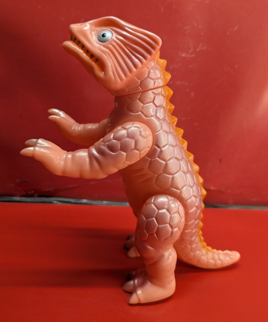 M1号 世紀の大怪獣 ウルトラQ グリーンモンス(ピンク成形) 未開封□1991