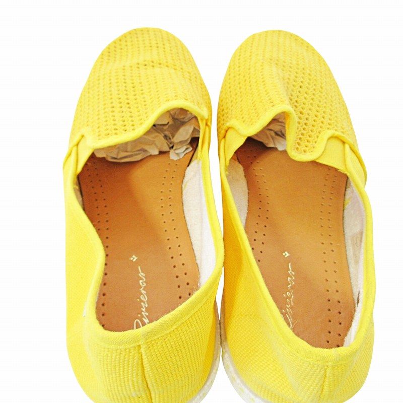 美品　リビエラ　ネオンカラー　メッシュスリッポン リビエラ RIVIERAS メッシュ スリッポン シューズ キャンバス 42