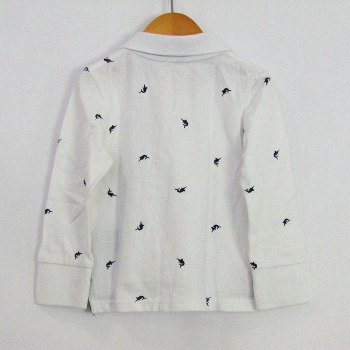 POLO RALPH LAUREN ホワイト長袖ポロシャツ Ralph Lauren ホワイト 長袖 ポロシャツ - メルカリ