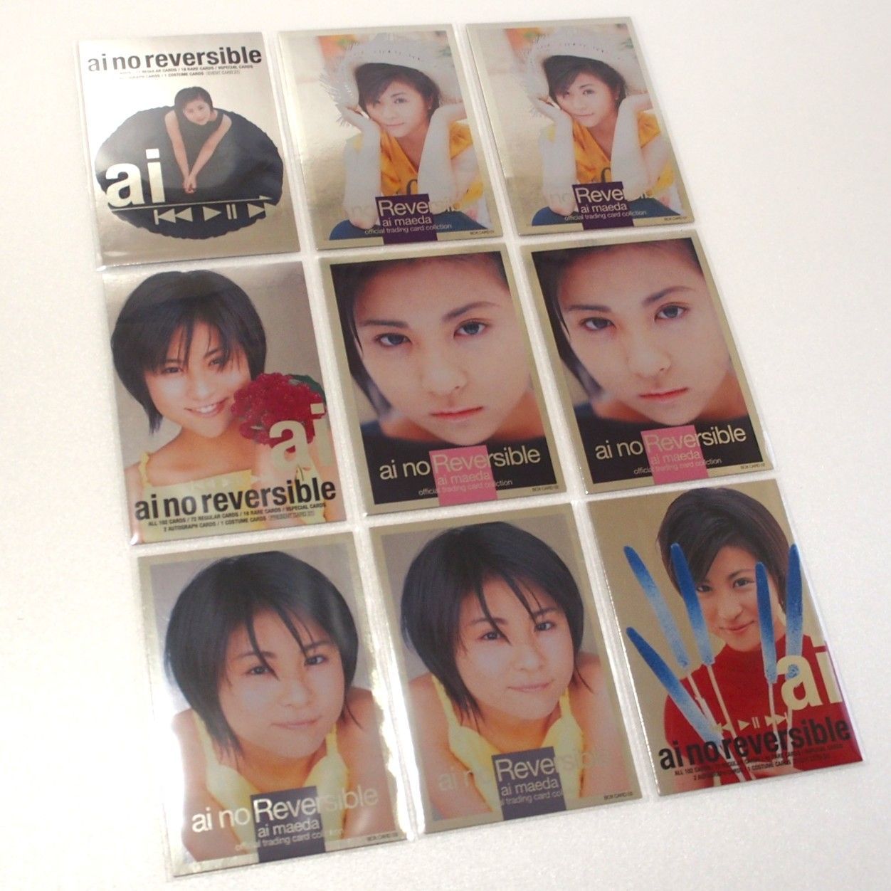 前田愛 2001 ai no reversible プロモ シルバーレア 9枚セット