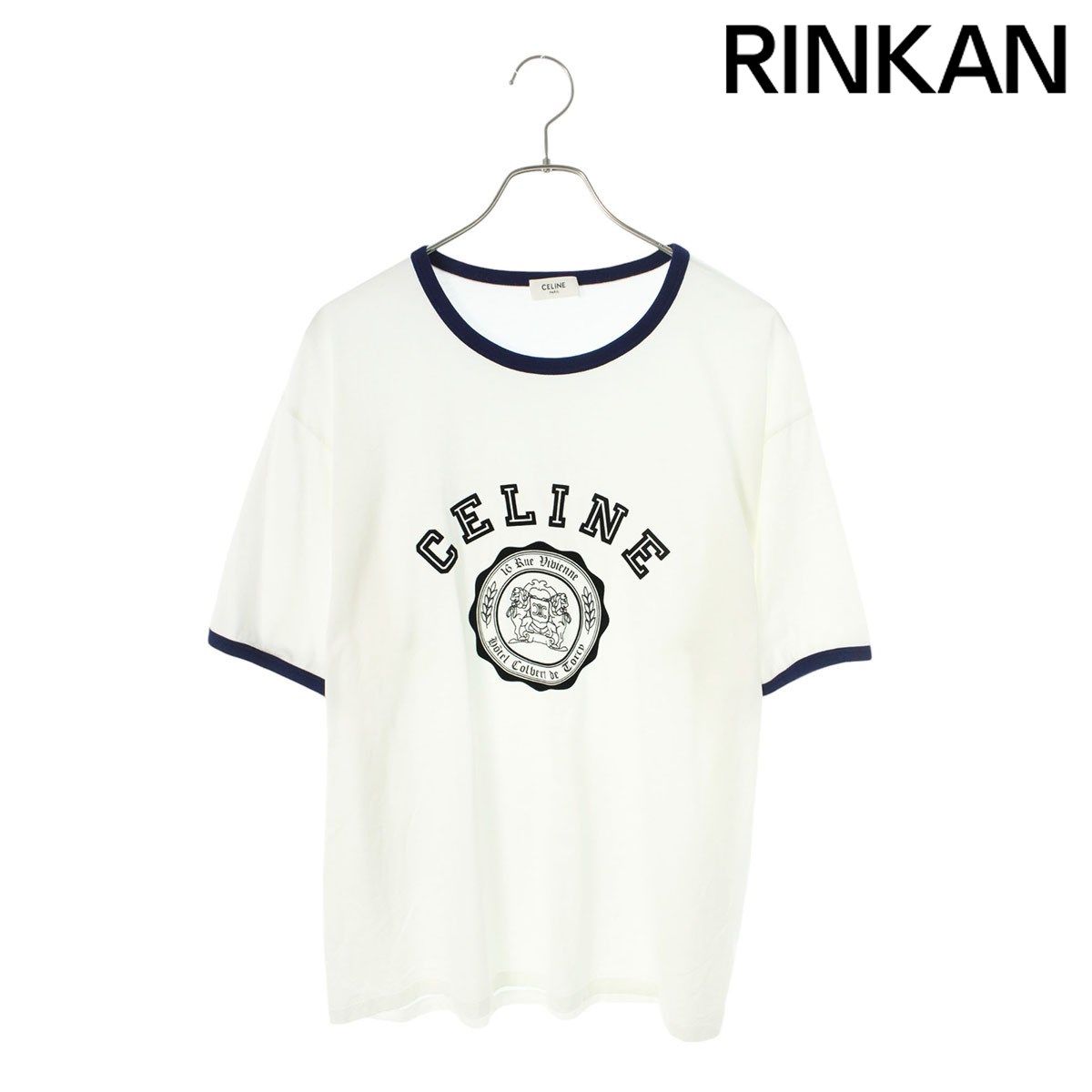 セリーヌバイエディスリマン  RX00F507Z BLASON ルーズTシャツ メンズ XL