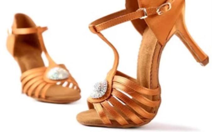 【本日限定】社交ダンス テンシューズ ストーン 22.5?～25.0? オーダーメイド 毎日履ける