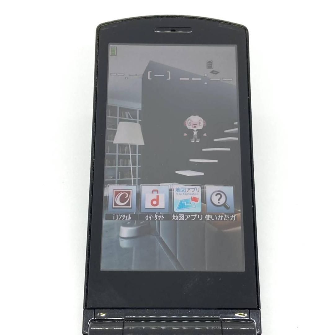 docomo N-01G ブラック ドコモケータイ NEC ドコモ ガラケー ⑤ - メルカリ