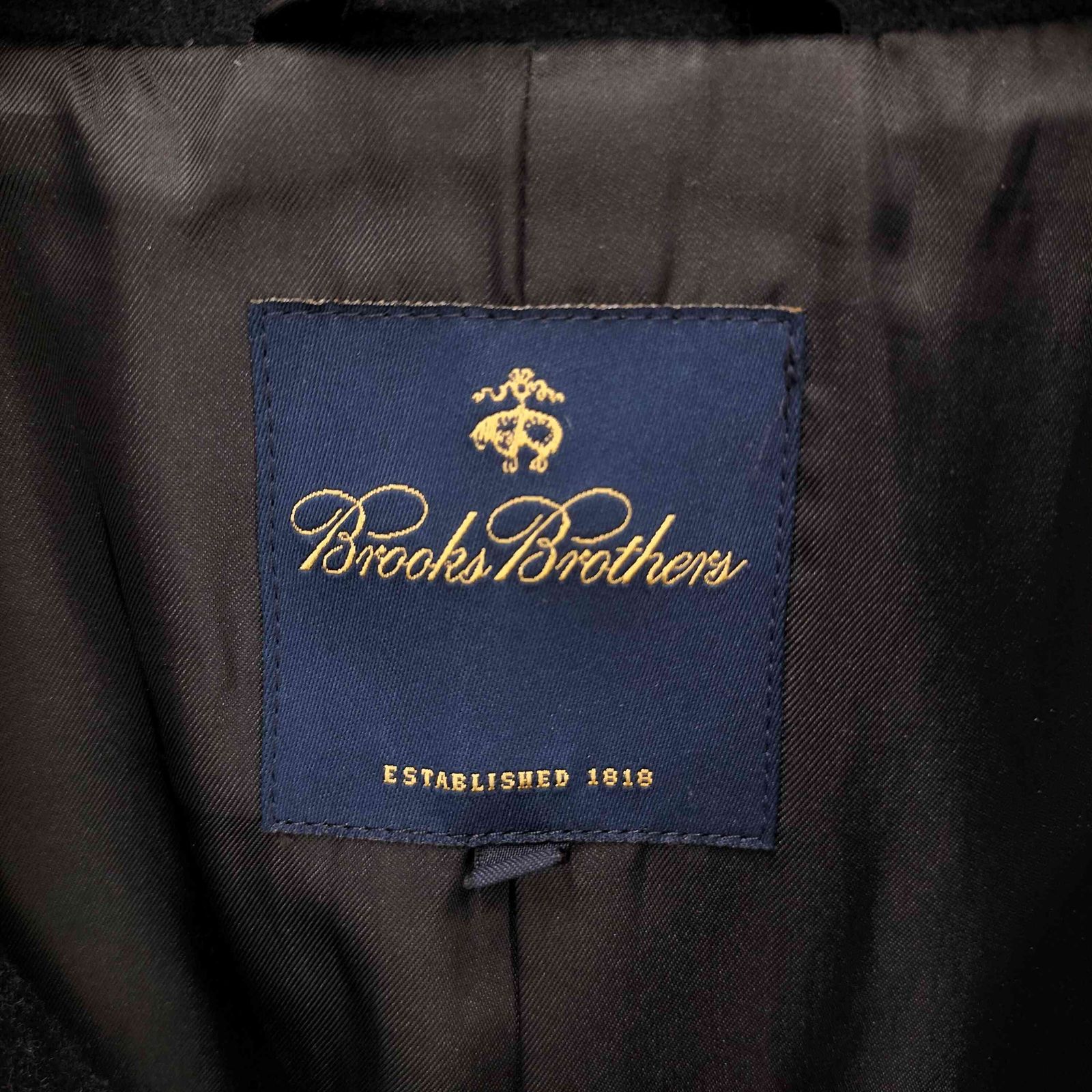 ブルックスブラザーズ 346 BROOKS BROTHERS ウールピーコート メンズ