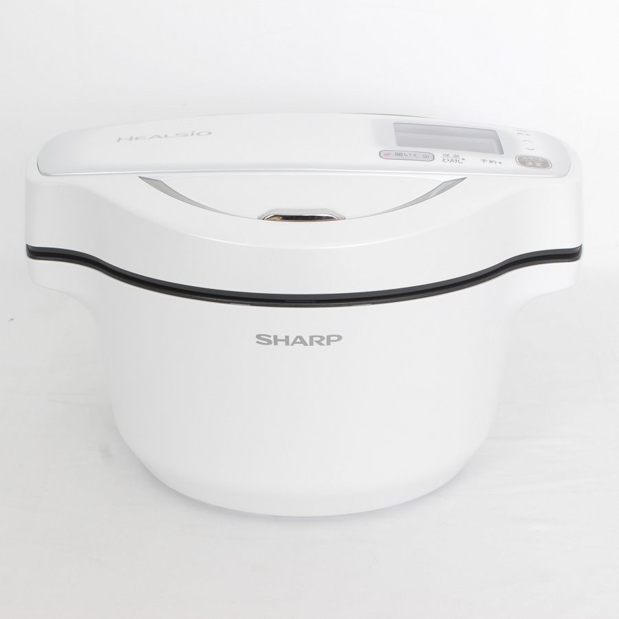 中古品】シャープ 水なし自動調理鍋 KN-HW24E-W 2019年製