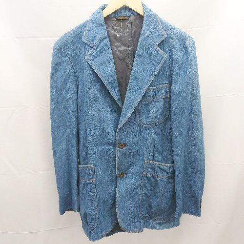 Levi’s ヴィンテージ　70s　80s　PANATELA　テーラード　ジャケット サイズ38R インディゴ 男 E  【1301260040812】