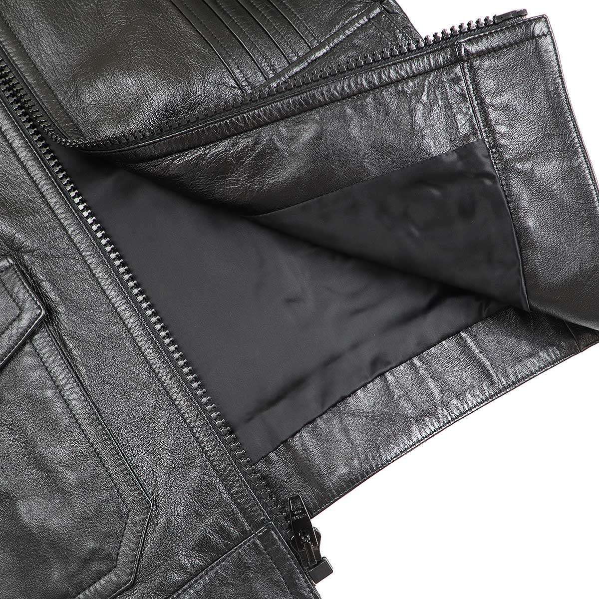 CELINE セリーヌ ラムスキン ポールブルゾン レザージャケット