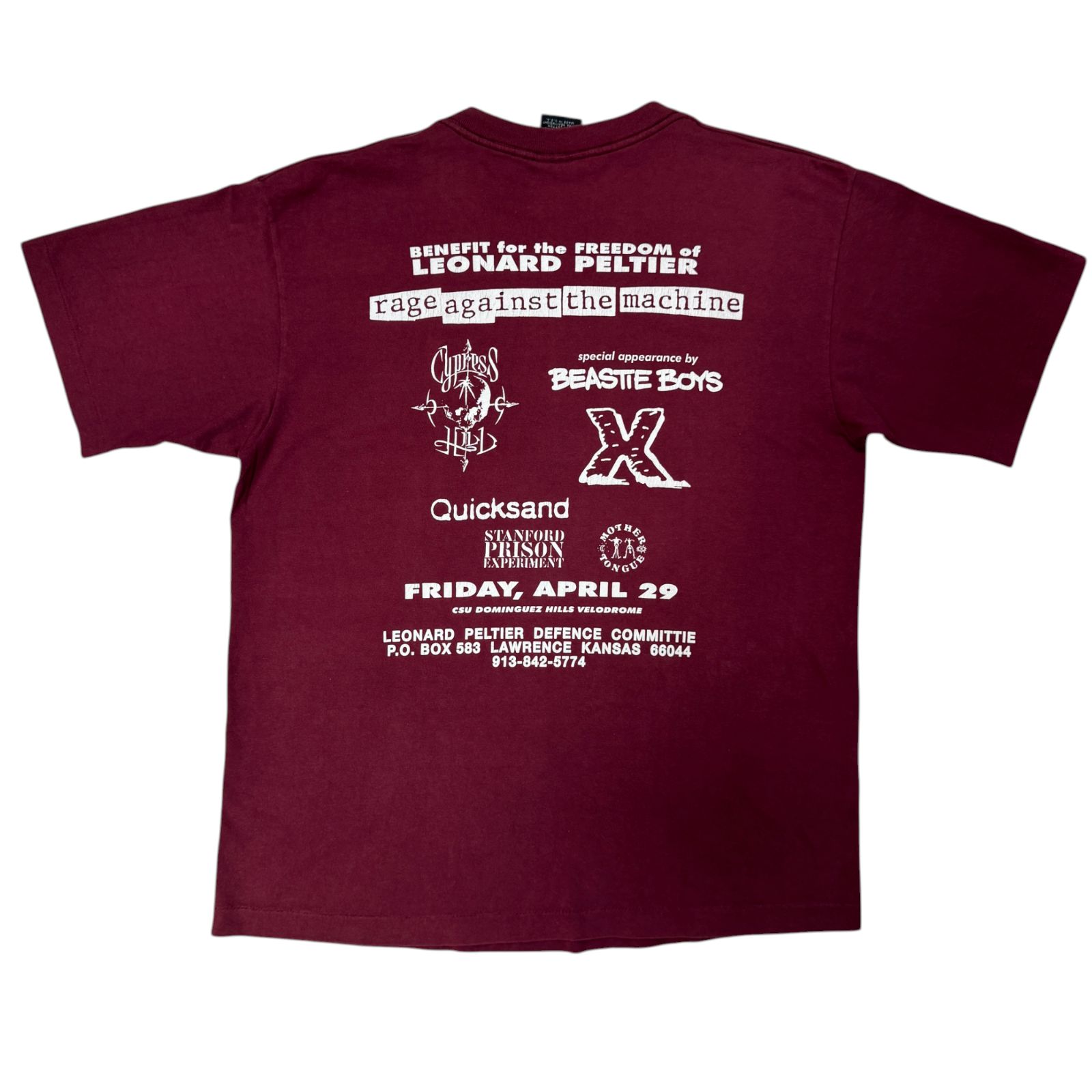90s FREE PELTIER 1994 BENEFIT FOR THE FREEDOM OF LEONARD PELTIER 