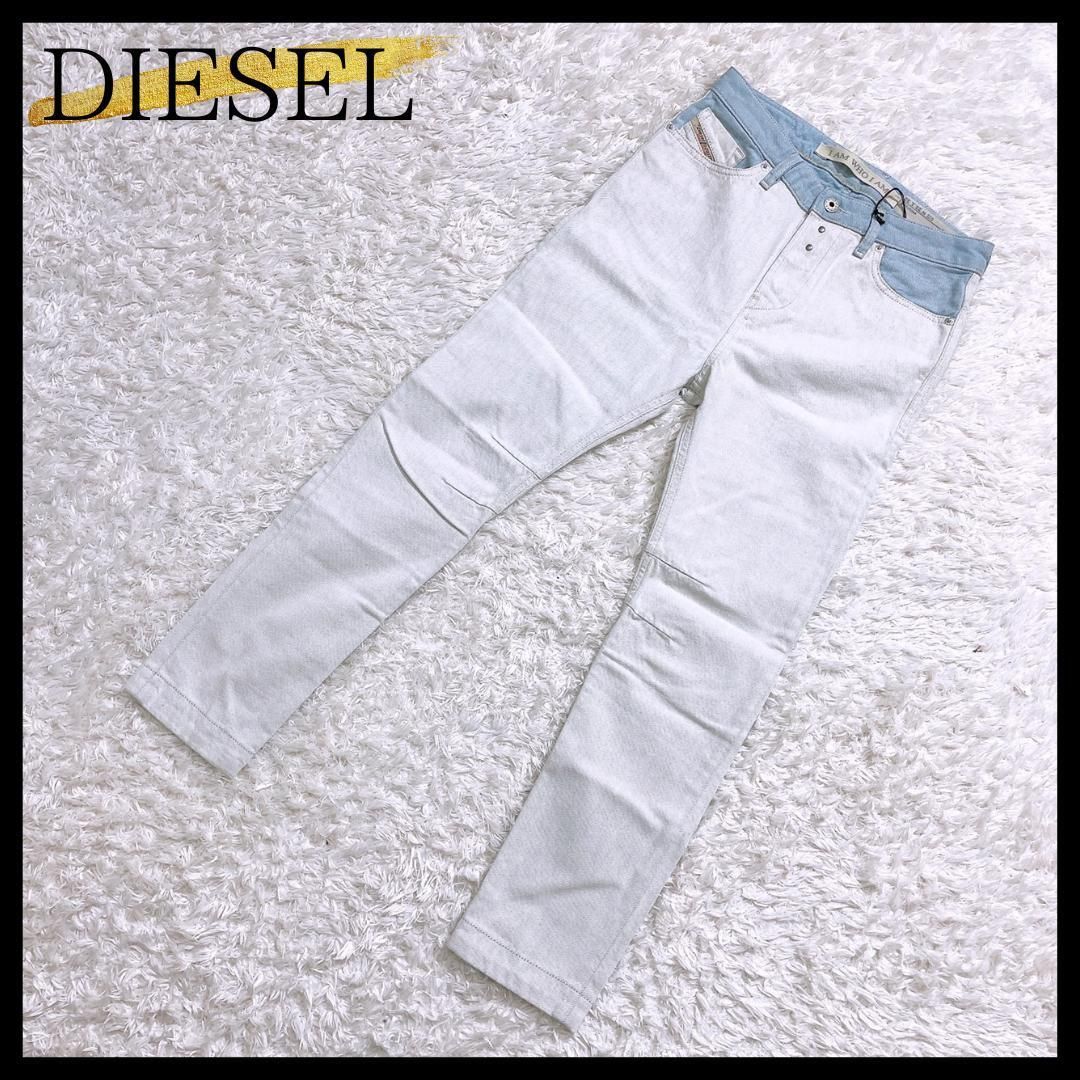 17855】 新品 DIESEL ディーゼル パンツ デニムパンツ コーティング