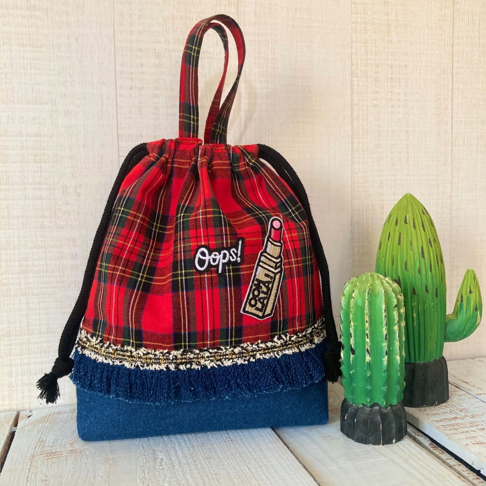 かわいいかっこいい☆ラブリーパンキッシュなバッグ 入園入学3点セット