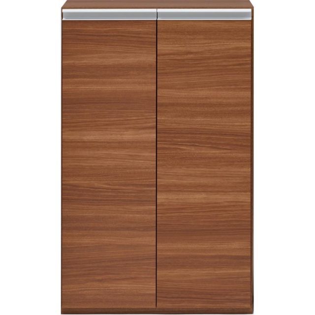 靴箱 下駄箱 幅61cm 高さ96cm 全扉 リアルウォールナット シューズボックス シューズラック 靴入れ 玄関 収納 キャビネット 棚 収納庫 キッチン リビング