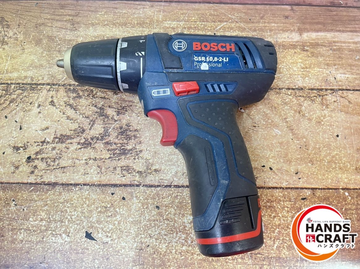▽ ボッシュ GSR 10 8-2-LI バッテリードライバインパクト 10 8V