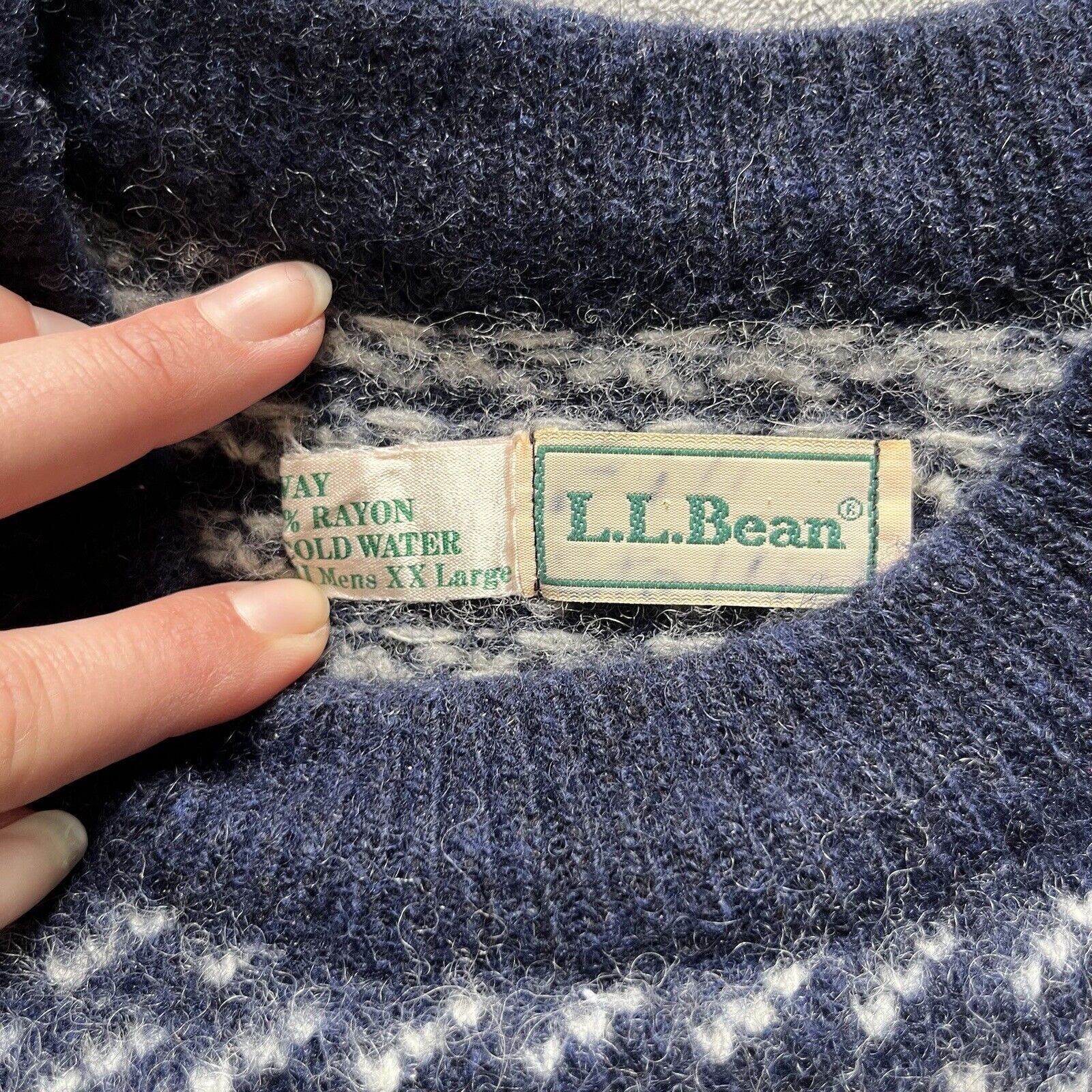 ☆XXLサイズ☆バーズアイニット☆ エルエルビーン L.L.bean Birdseye 
