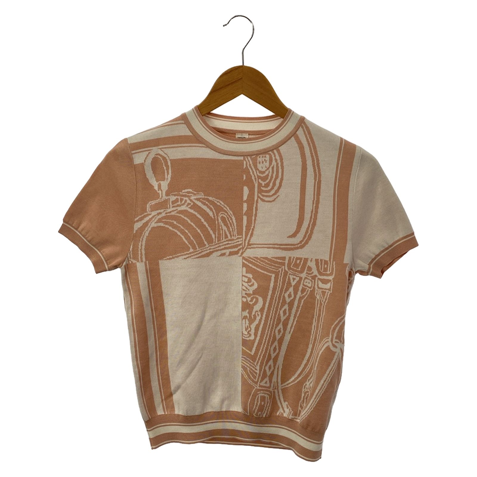 HERMES エルメス ニット 無秩序 ショートスリーブ ショートスリーブニット 《無秩序・フルール》 | Hermès
