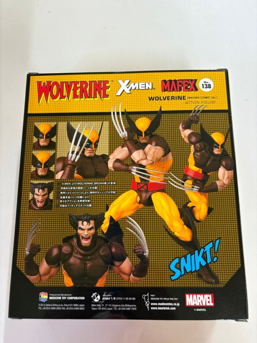 未開封品】MAFEX マフェックス No.138 WOLVERINE ウルヴァリン
