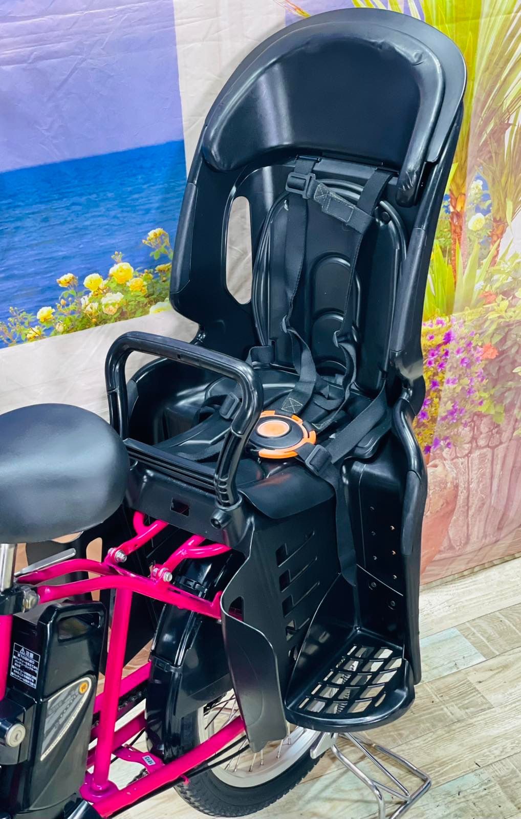 パナソニックギュット⭐️ピンク系！子供乗せ電動アシスト自転車Y1813 パナソニックギュット⭐️ピンク系！子供乗せ電動アシスト自転車Y1813