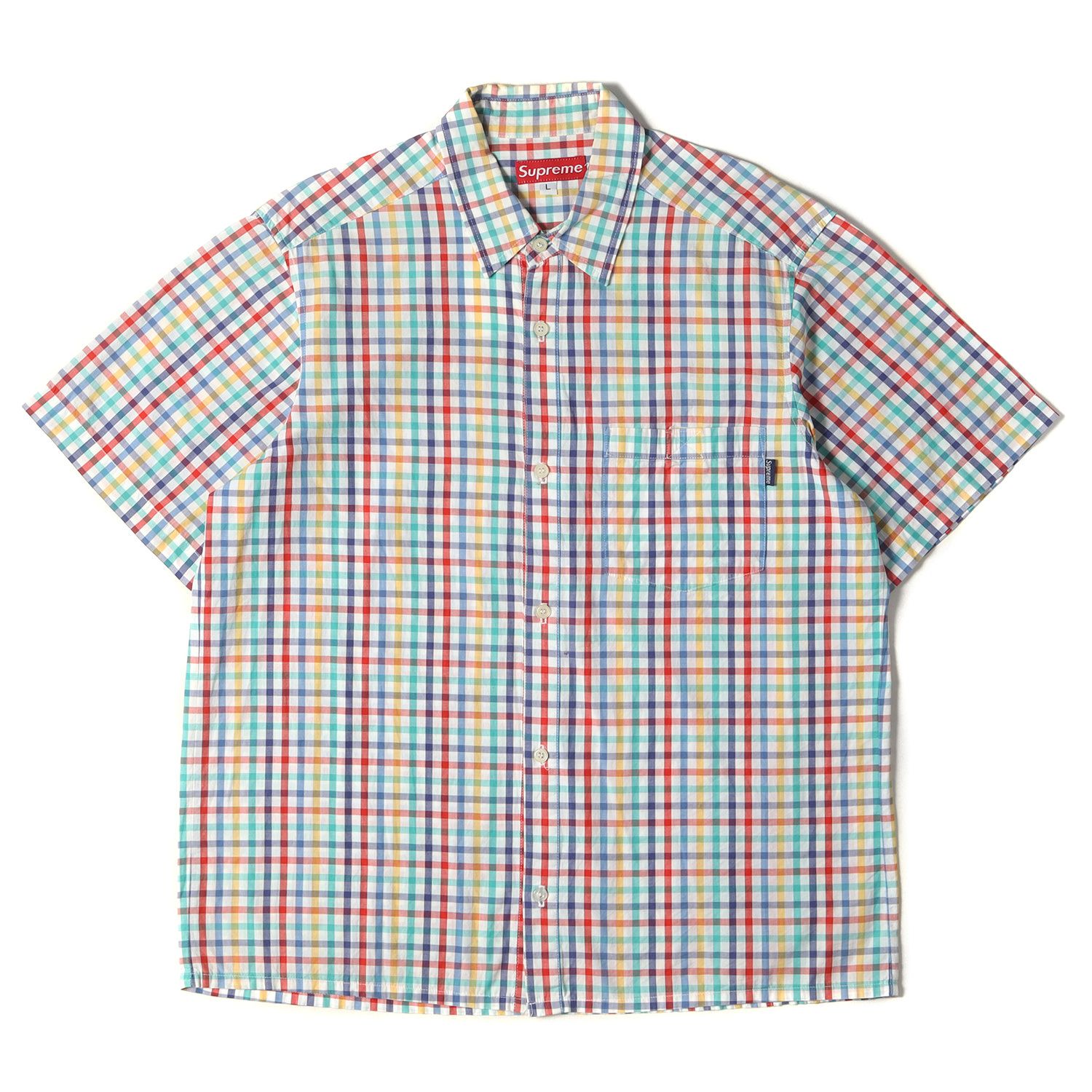 オリジナル販促 supreme ネルシャツ サイズS シュプリーム マルチ