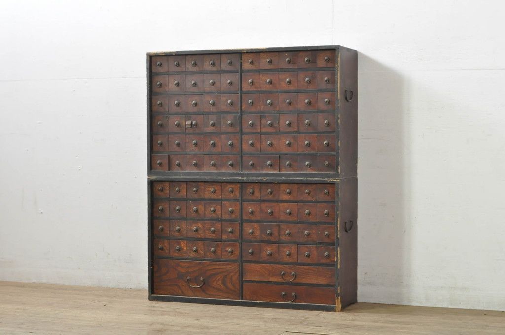 時代家具縞黒檀総無垢文机片袖座敷机文豪机書斎机 BE989 時代家具 縞