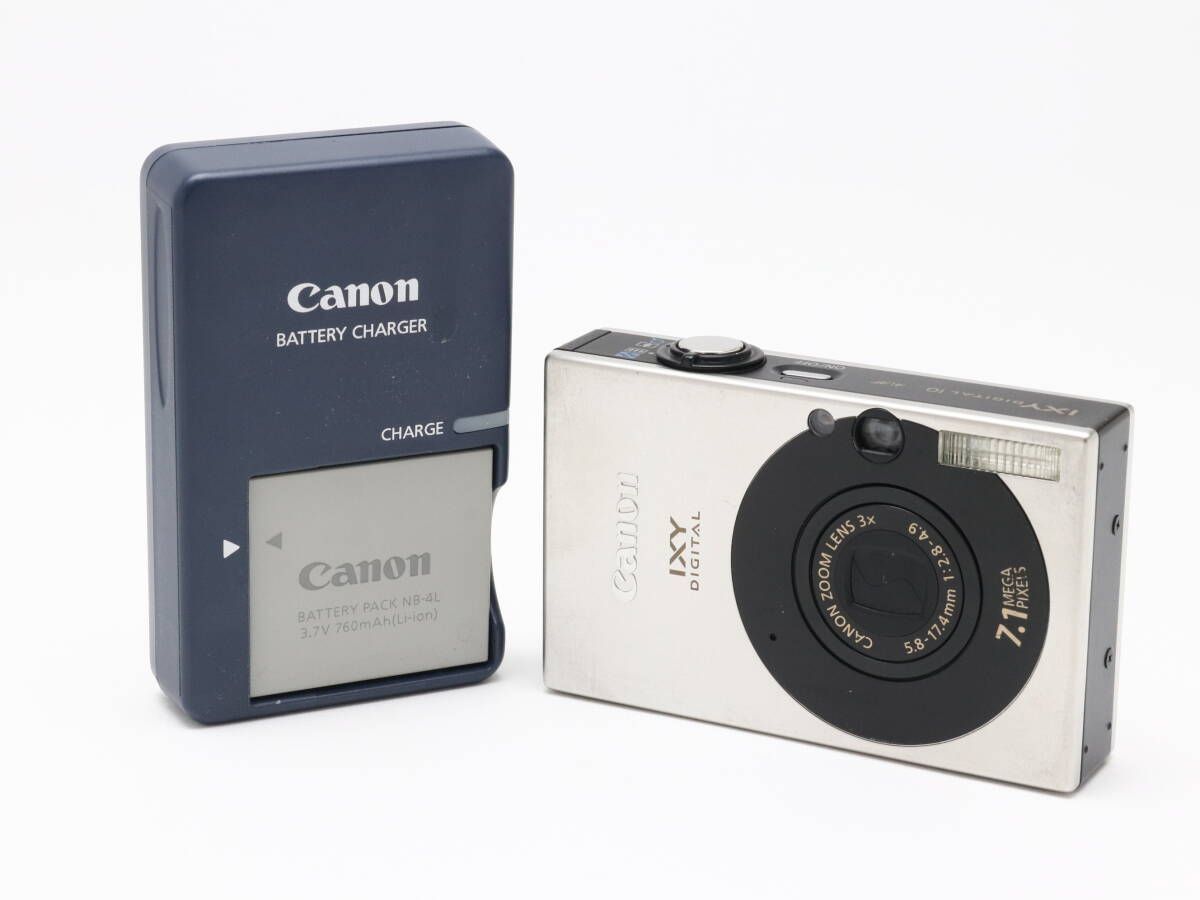 B 並品 Canon キヤノン IXY DIGITAL 10 ブラック 初期不良返品可 55-75