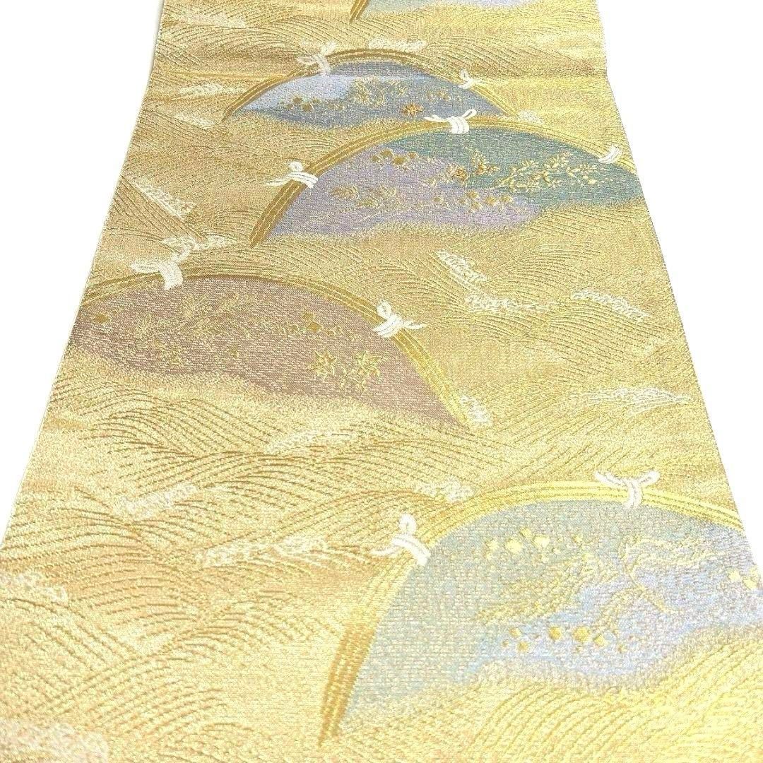 未着用 西陣織 松模様 楓 金糸 袋帯 着物 032a p - メルカリ