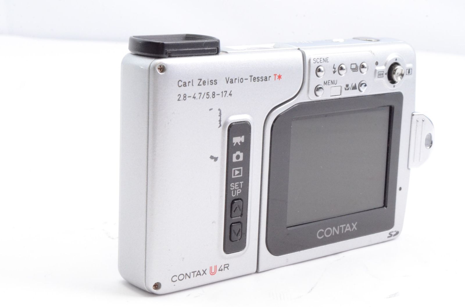 CONTAX コンタックス U4R ブラック Carl Zeiss Vario Tessar T* コンパクトデジタルカメラ☆元箱付き 404001  - メルカリ