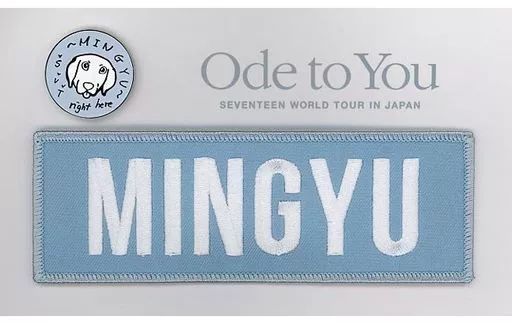 SEVENTEEN Right here ミンギュ ワッペン セット ワッペンキーホルダー