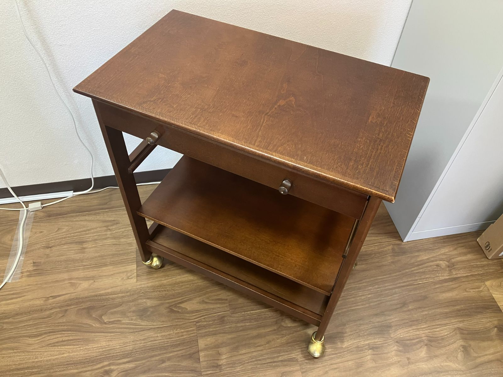 00s OLD エクステンション キャスター ワゴン バタフライ ローテーブル 00s OLD エクステンション キャスター ワゴン バタフライ ローテーブル