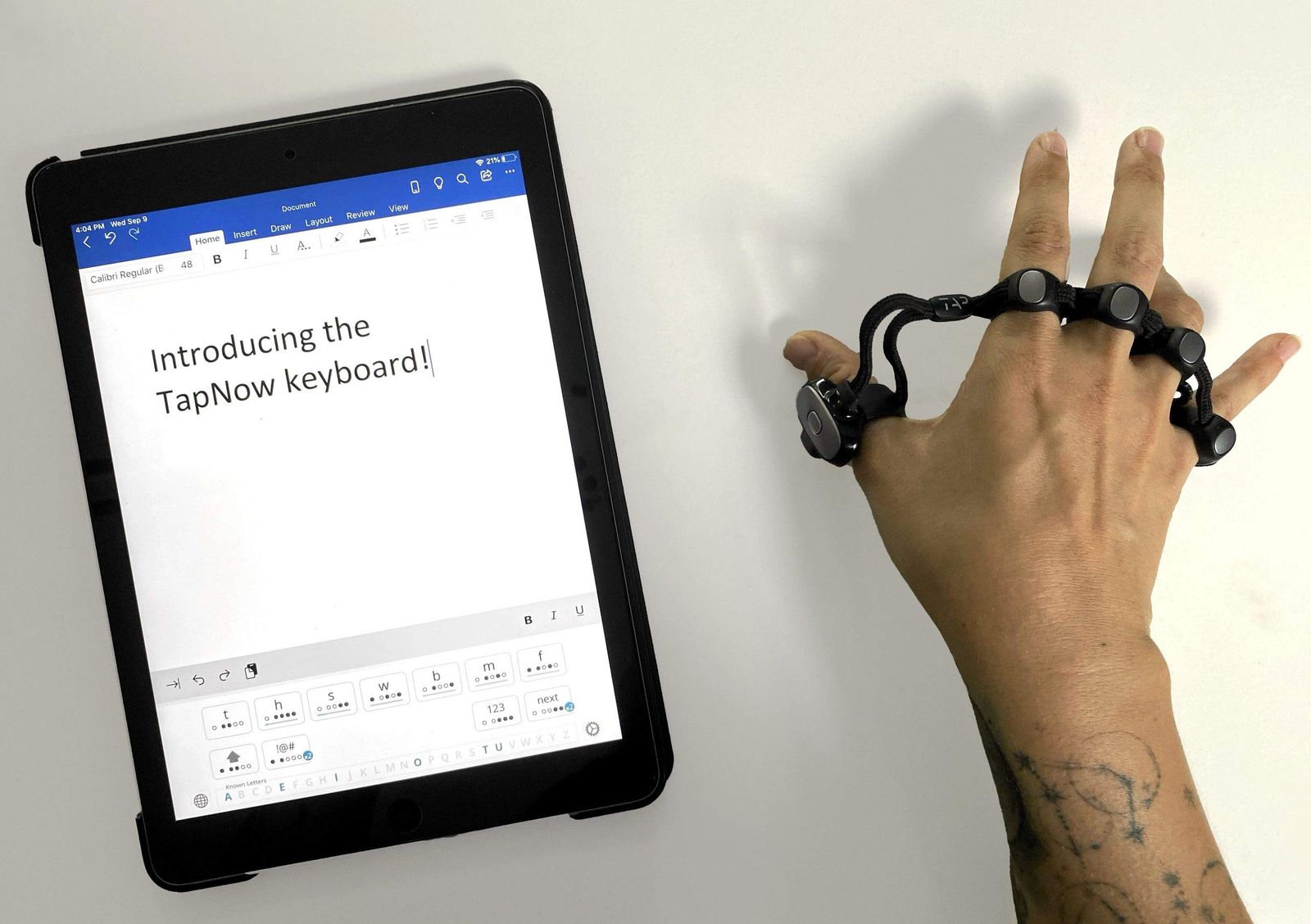 Tap Strap (Large) タップストラップ ウェアラブル