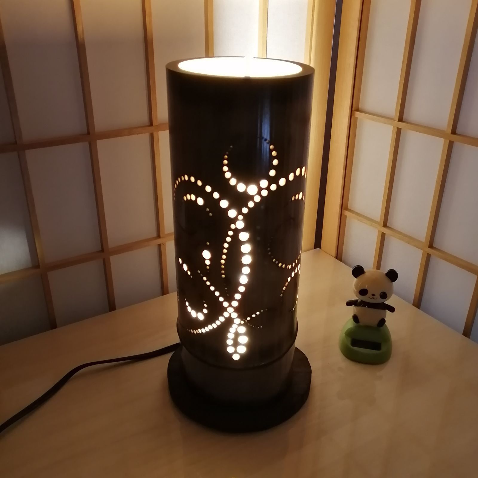 癒し灯火 竹行灯 No23239 竹灯り・竹あかり・竹灯籠・竹灯篭・竹ランプ