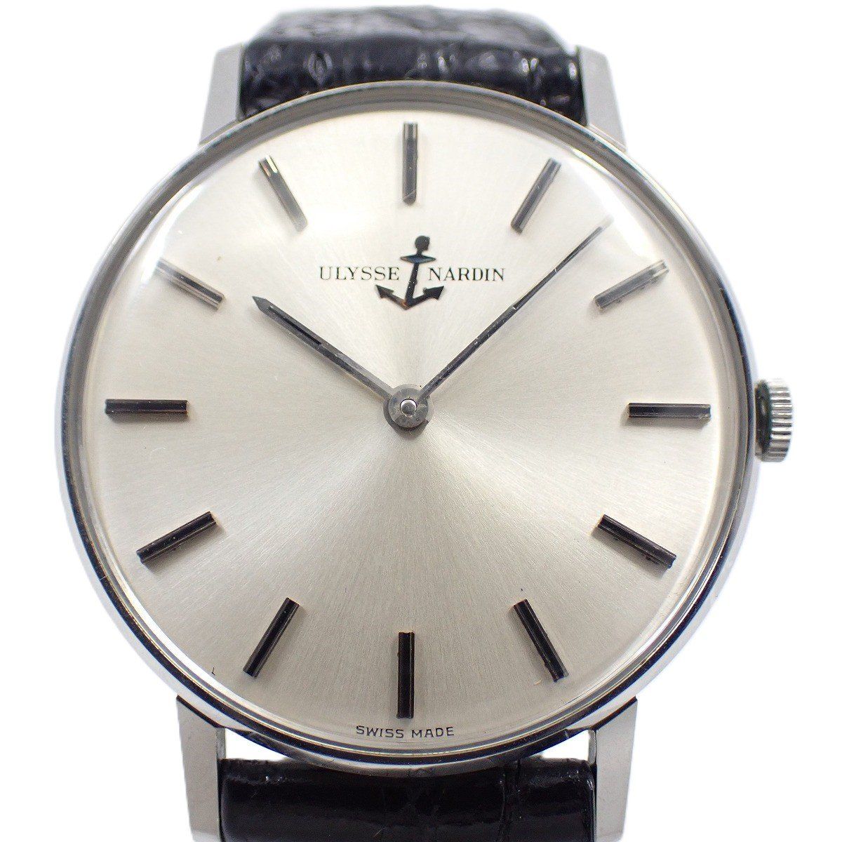 Bulova 自動巻き時計 ブラック メッシュバンド BULOVA デジタル腕時計