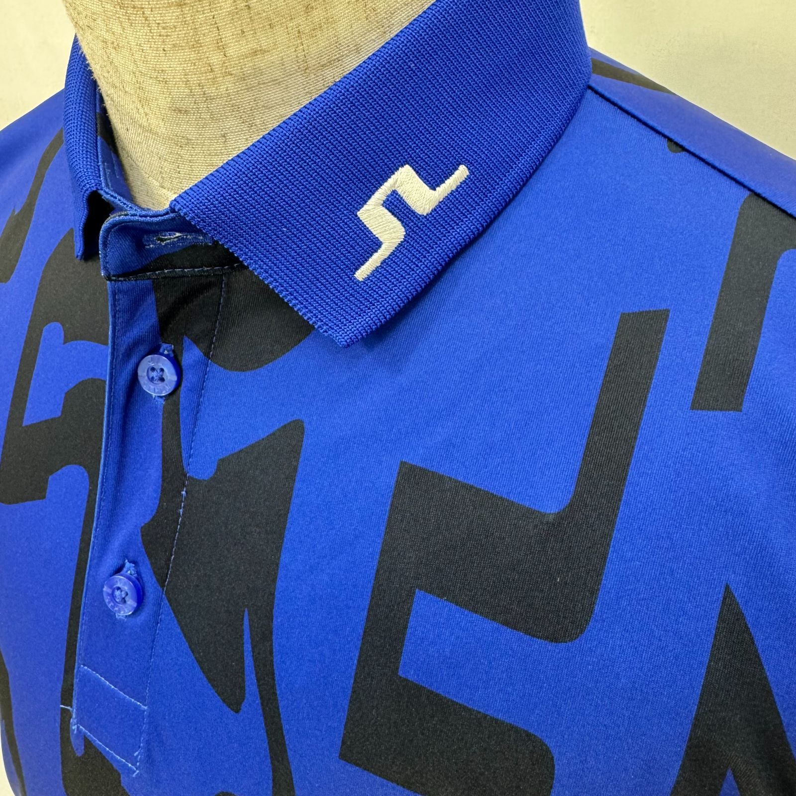 J.LINDEBERG J.リンドバーグ メンズ シーズン柄 半袖ポロ 46サイズ LLC-HASEGAWATOSO_COM