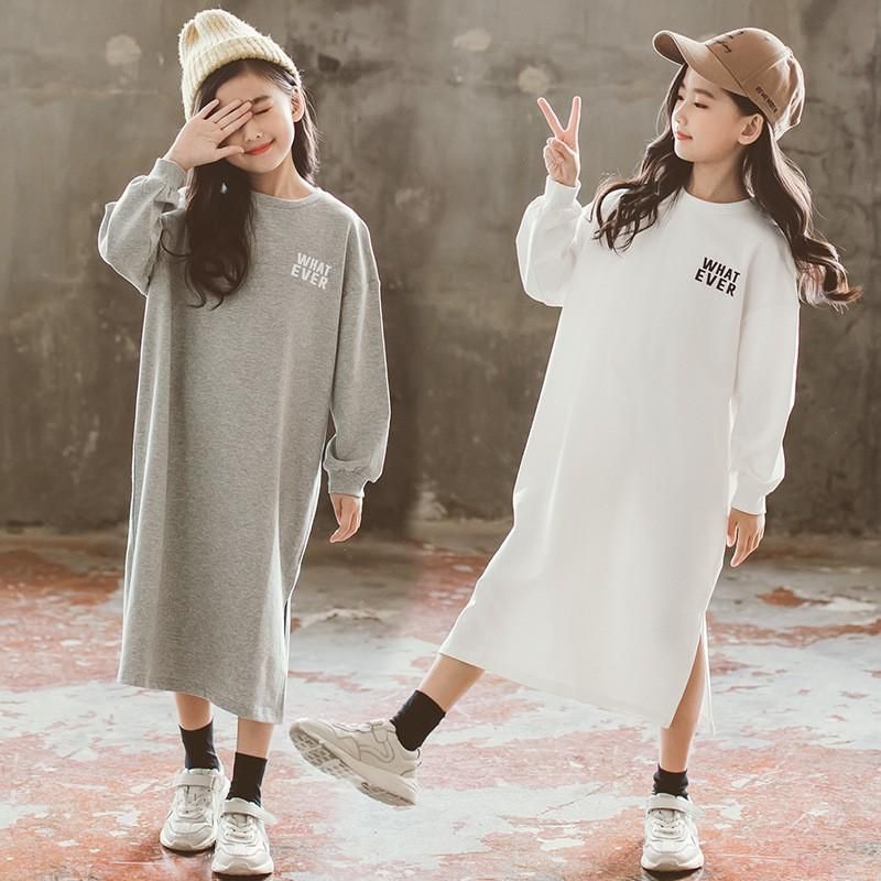 マキシワンピース 子供服 春秋 親子 お揃い ワンピース キッズ きれいめ 子ども服 プリント 長袖 女児 女の子 ロング丈 ベビー おしゃれ 可愛い スプリット  nee3u189068