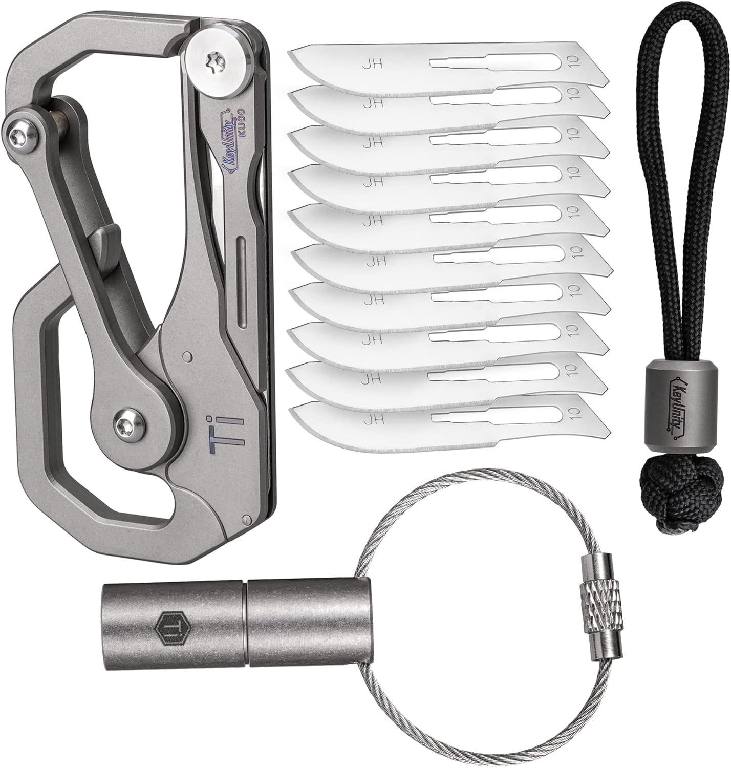 人気セール，限定SALE KeyUnity KU00チタンマルチツール キーホルダー