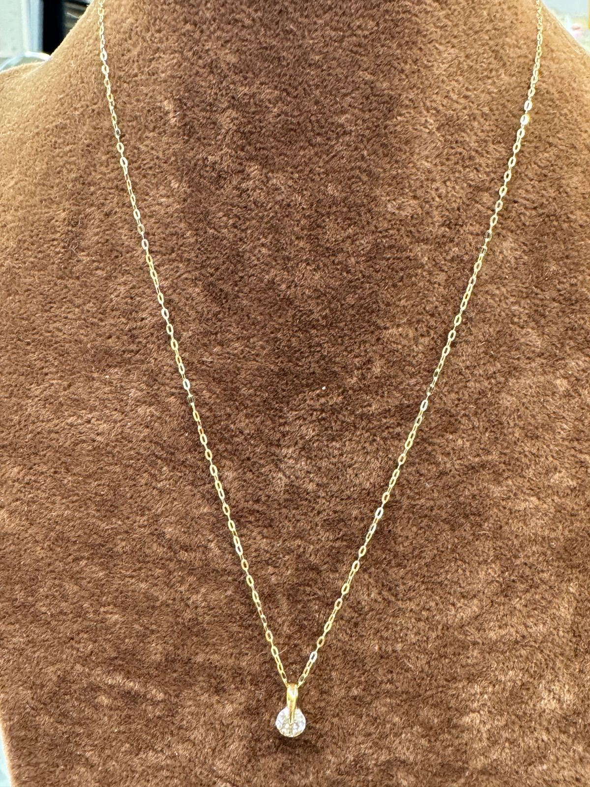 ☆K18 ダイヤモンド0.501ct ネックレス 18金 k18 ダイヤ 天然石 刻印有 