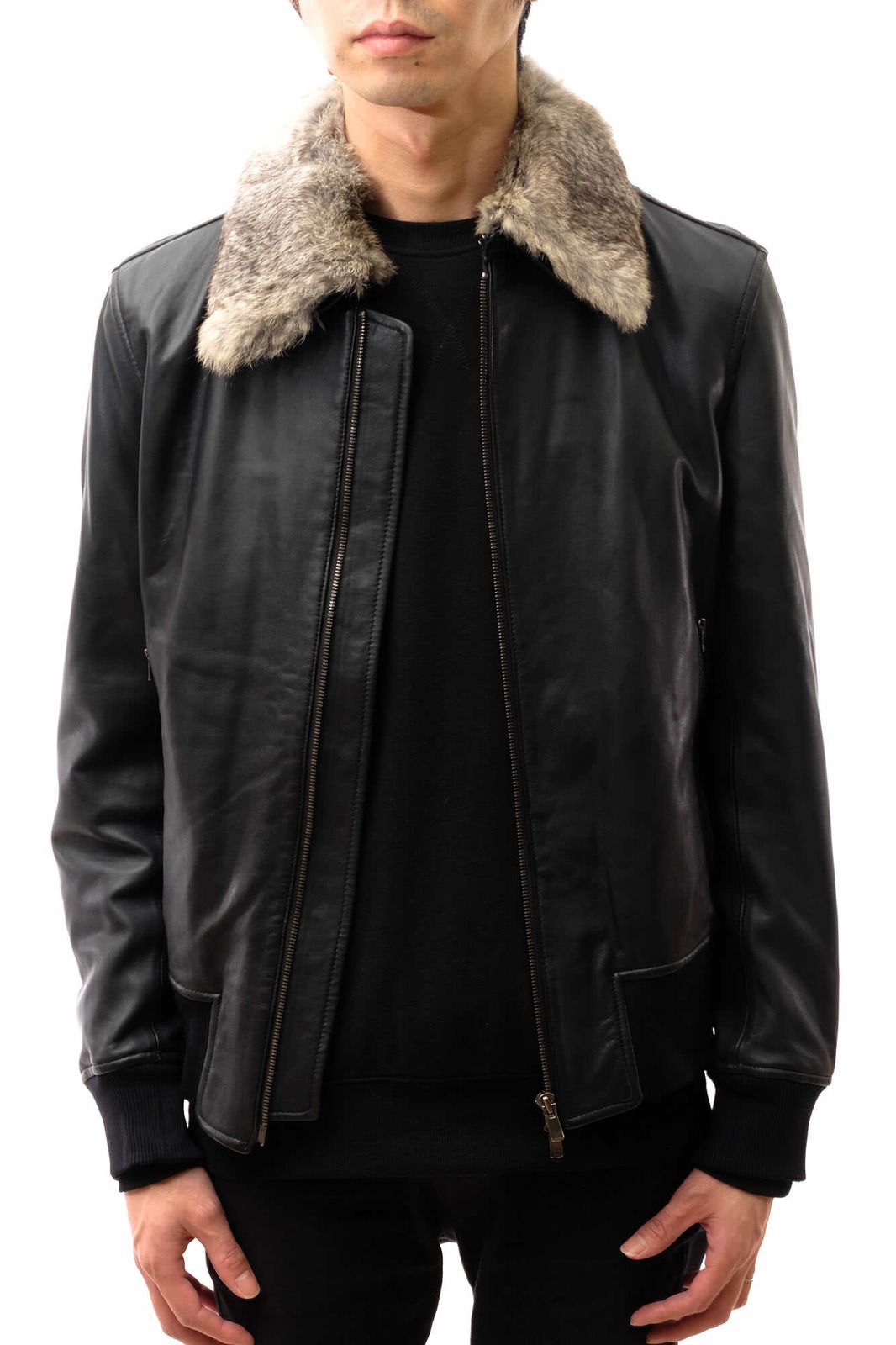 コムサメン　ラムレザージャケット セール】 ラムレザーライダースジャケット （その他アウター