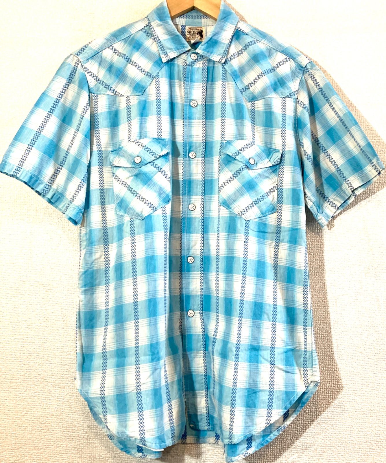 The REAL McCOY'S ザリアルマッコイズ 半袖 チェック ウエスタン