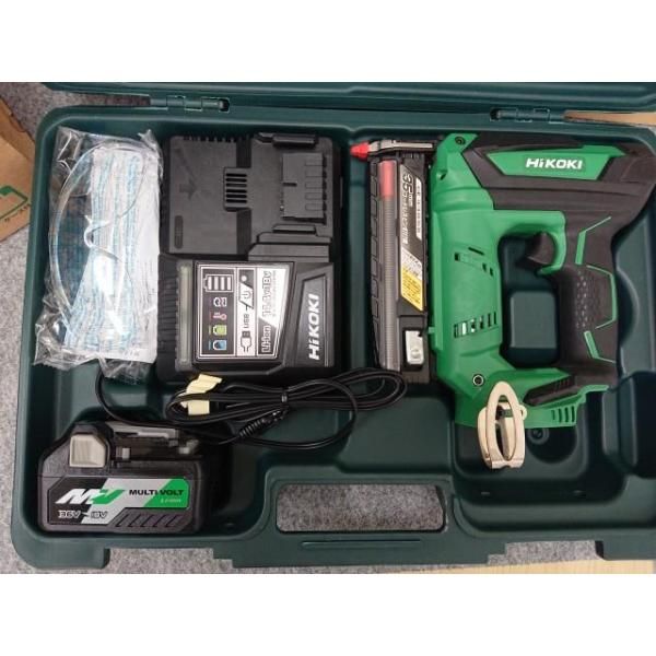 ハイコーキ 18V コードレスピン釘打機 NP18DSAL LXPK バッテリ 充電器 ケース付き