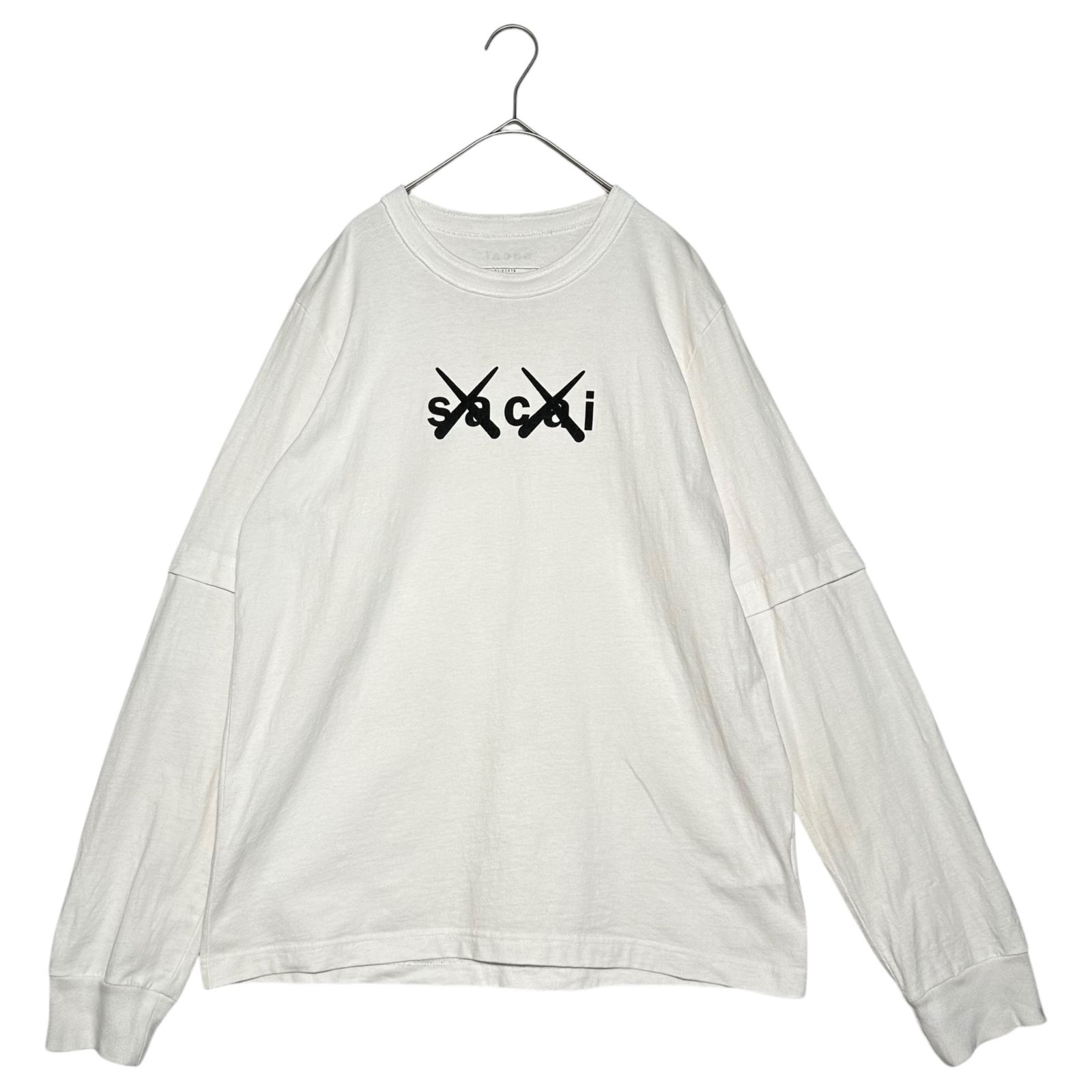 sacai×kaws(サカイ×カウズ) 21SS Long Sleeve T-Shirt ロゴ 長袖 