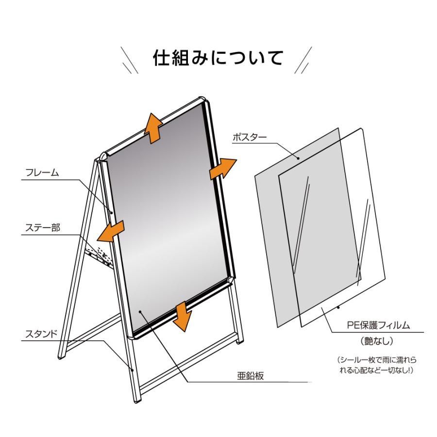 店舗用看板 3set-jc-a2-s
