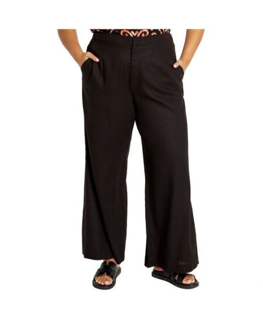 【送料無料】 シティーシック レディース カジュアルパンツ ボトムス Plus Size Nala Pant Black