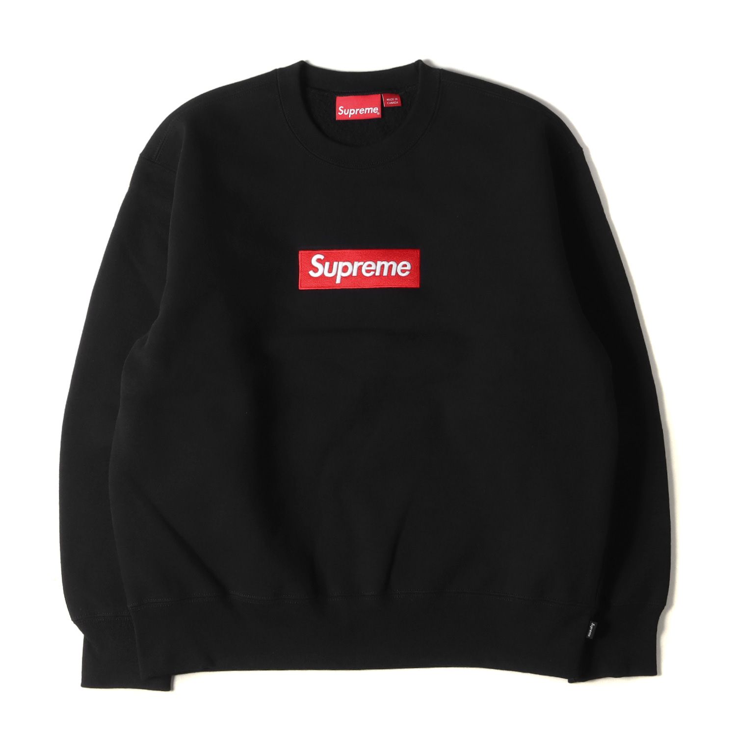 美品 Supreme シュプリーム BOXロゴ クルーネック スウェット Box Logo