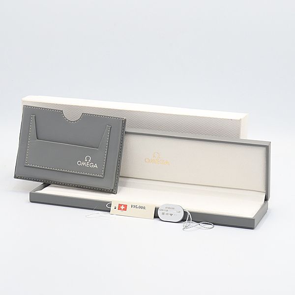 オメガ　時計空箱　グレー 箱/保証書ケース付き 良品 オメガ アンティーク 空箱 腕時計用