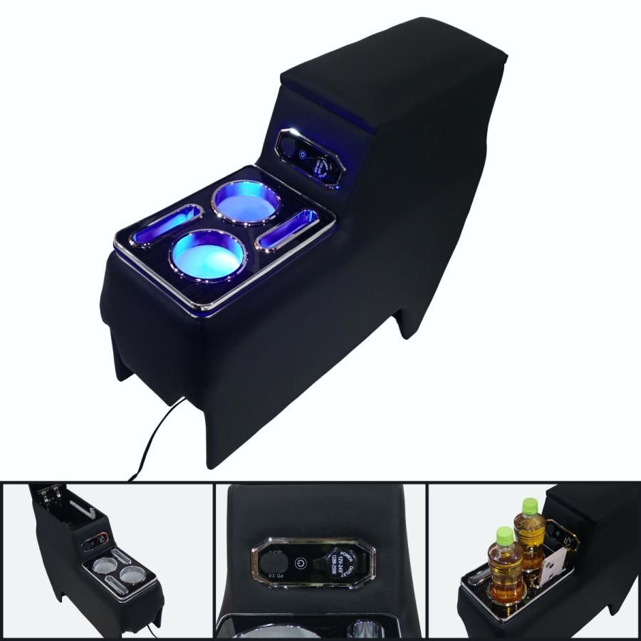 トヨタ 90系 ノア NOAH S-Z S-G アームレスト センターコンソール コンソールボックス 車種 設計 加工不要 RGBライト 7色 LED