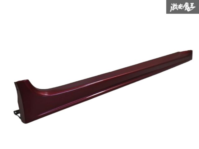 色 三菱純正 CZ4A SMGFZ ランサーエボリューション ランエボ10 サイドステップ サイドスカート 右 運転席側 P26 赤 棚