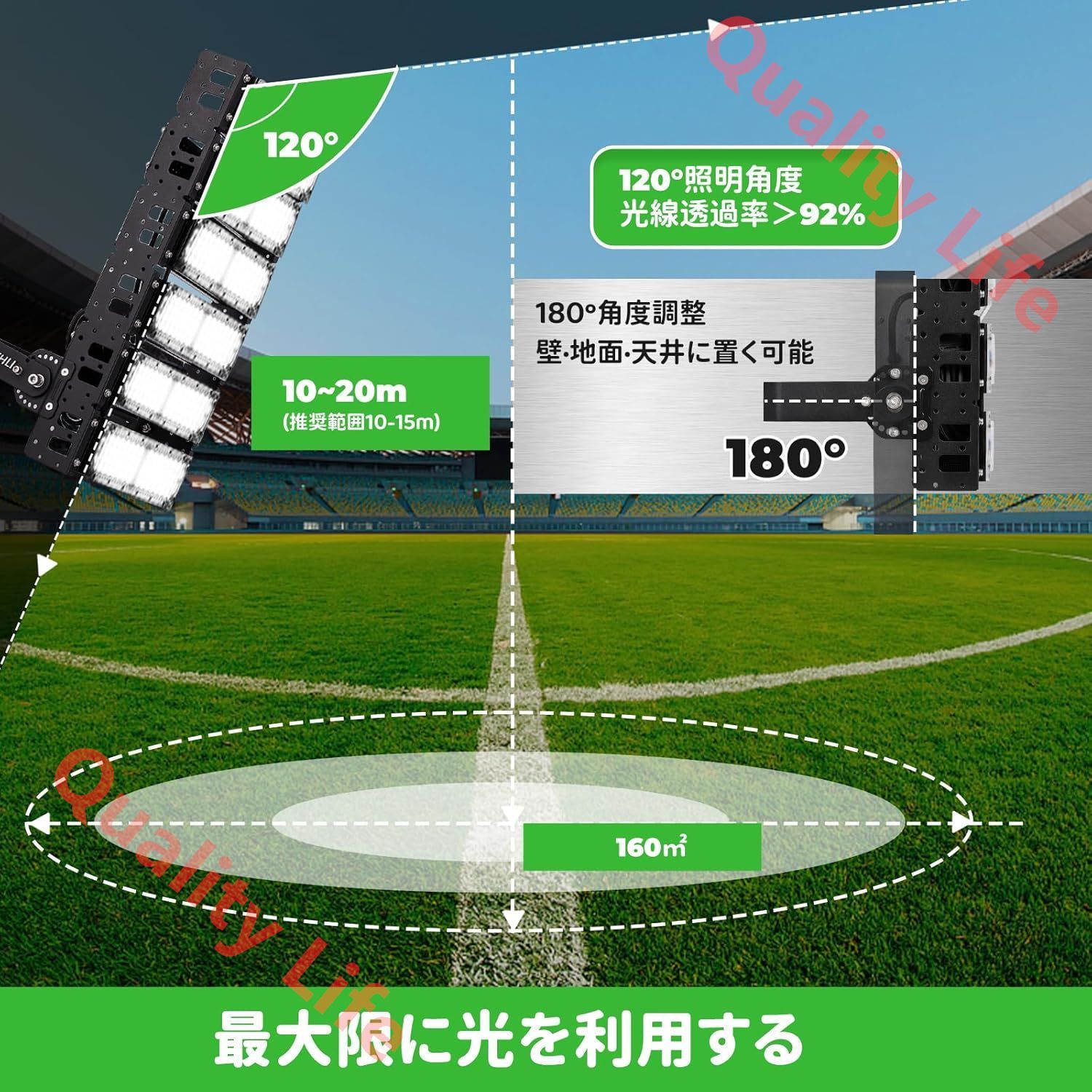 光センサー付き 壁