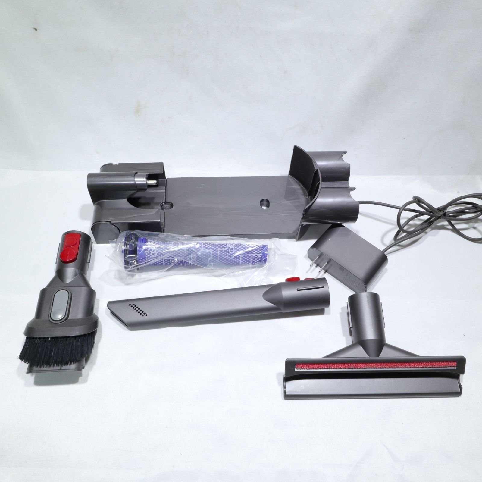 動作 済 互換バッテリー フィルター交換済 アクセサリ付 Dyson ダイソン コードレスクリーナー コードレス掃除機 V7